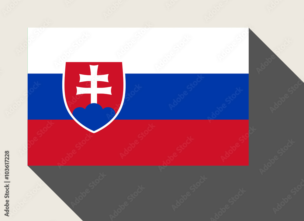 Fototapeta premium Slovakia flag