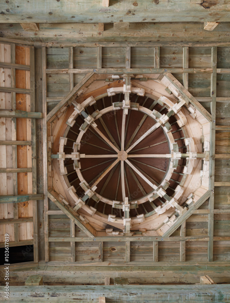 Obraz premium Classical building structure in ancient China Bagua (Eight Diag