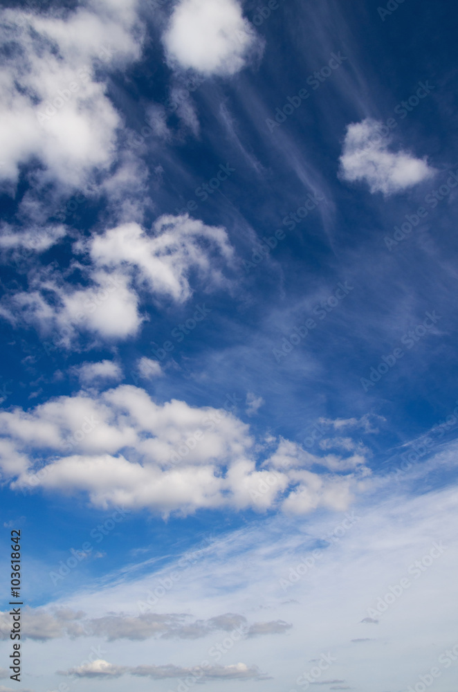 Blue sky. Blue sky.