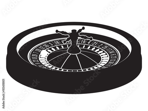 Casino roulette wheel