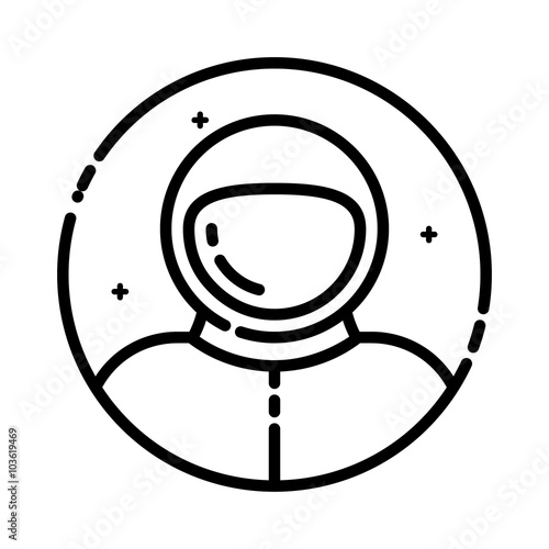 Astronaut in space