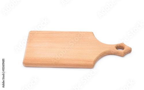 chopping board isolated on white