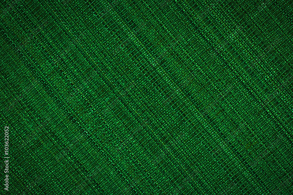 Fototapeta premium Green leather texture closeup, useful as background