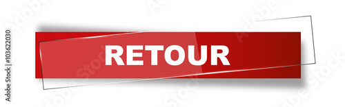 Button | Schild | Retour
