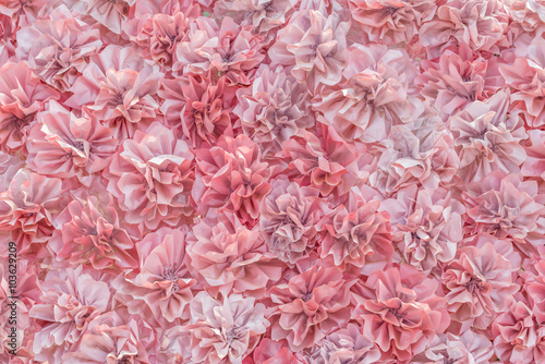 pink fabric flower background © eriyalim