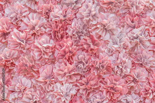 pink fabric flower background