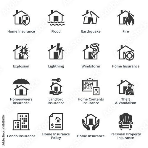 Home Insurance Icons