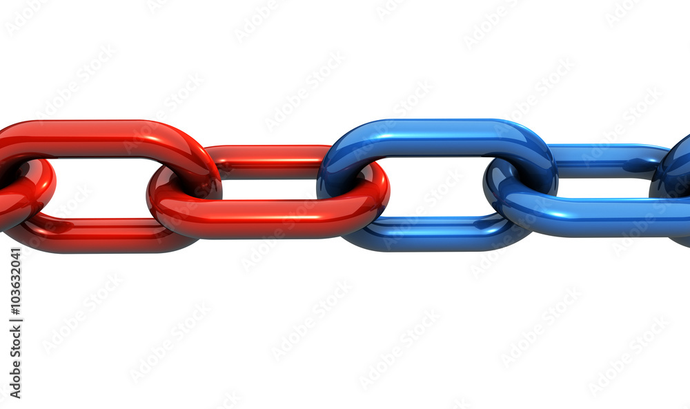 Team Work Collaboration Chain Concept Team Work Collaboration Chain Concept