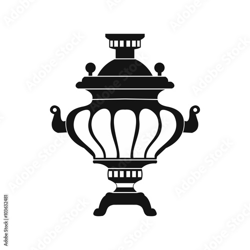 Samovar icon, simple style