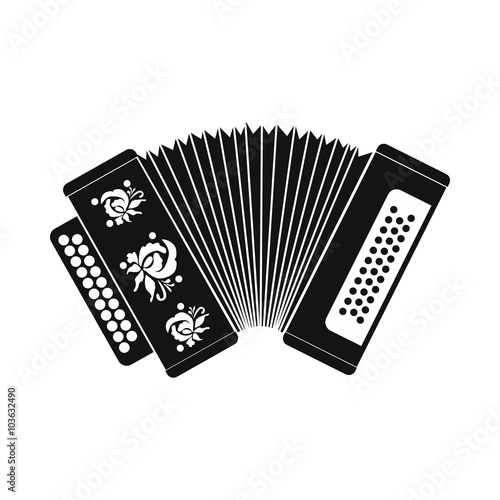 Accordion icon, simple style