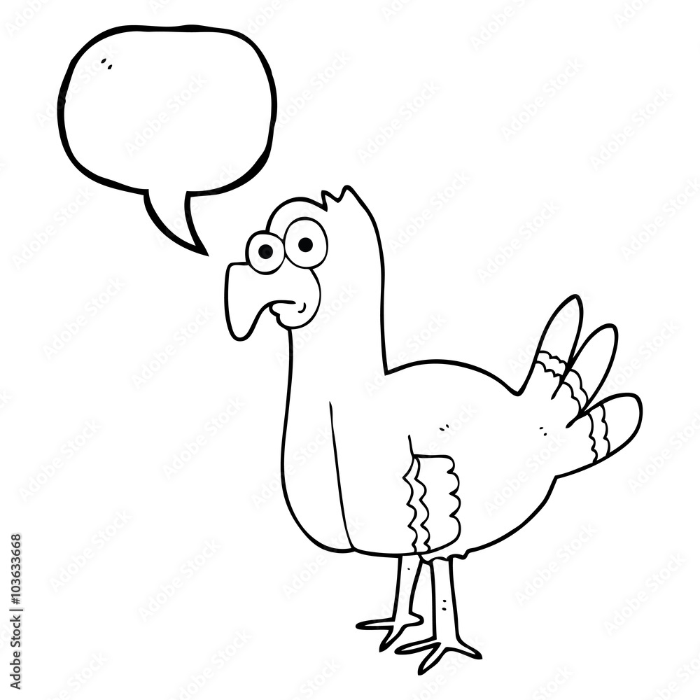 speech bubble cartoon bird speech bubble cartoon bird