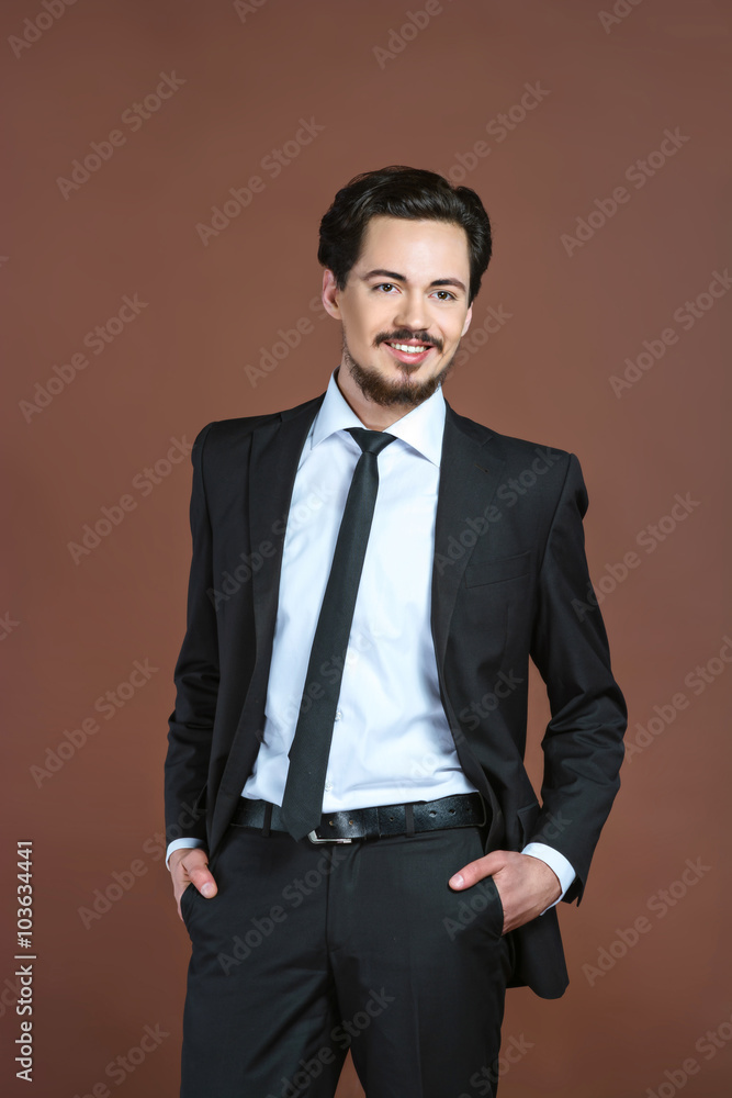 Studio shot of stylish young man Studio shot of stylish young man