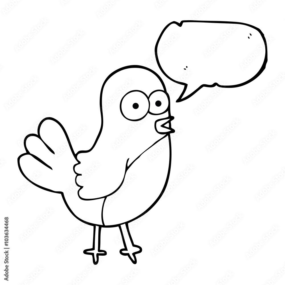speech bubble cartoon robin speech bubble cartoon robin