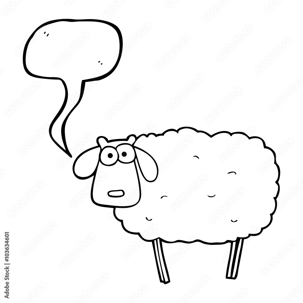 speech bubble cartoon sheep speech bubble cartoon sheep