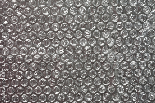 Bubble wrap texture on grey