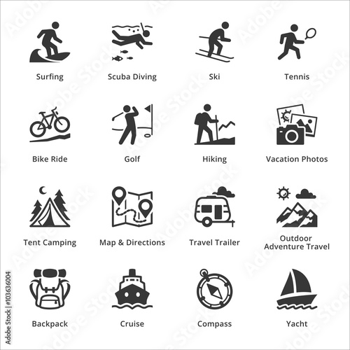 Tourism & Travel Icons - Set 4