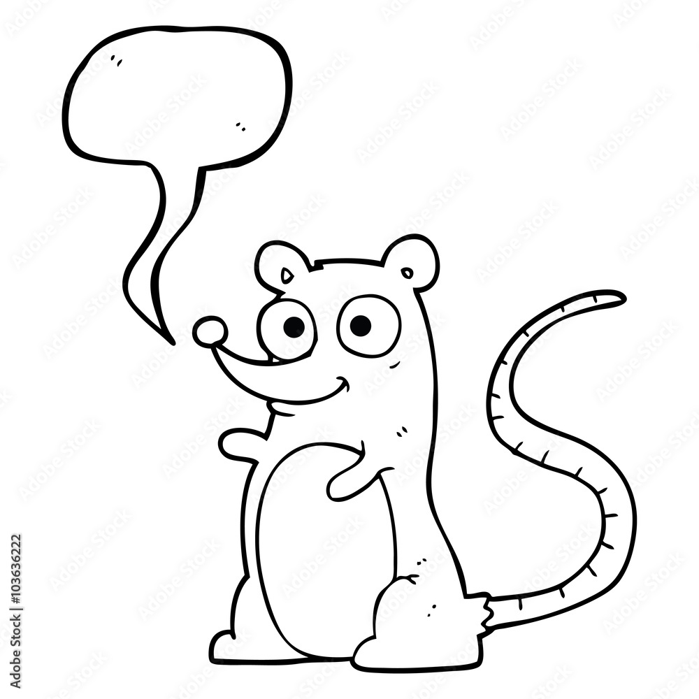 speech bubble cartoon mouse speech bubble cartoon mouse