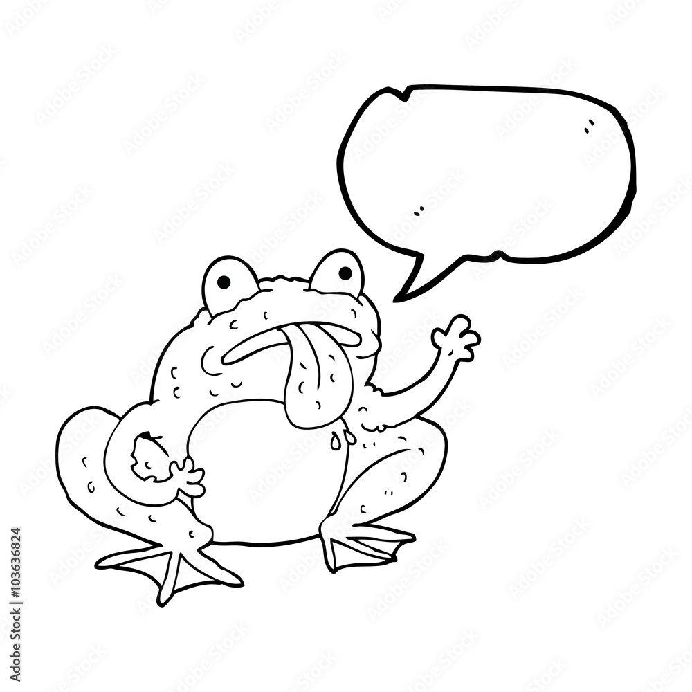 speech bubble cartoon frog speech bubble cartoon frog