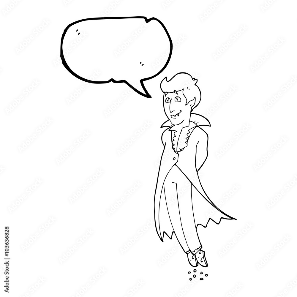 speech bubble cartoon vampire speech bubble cartoon vampire
