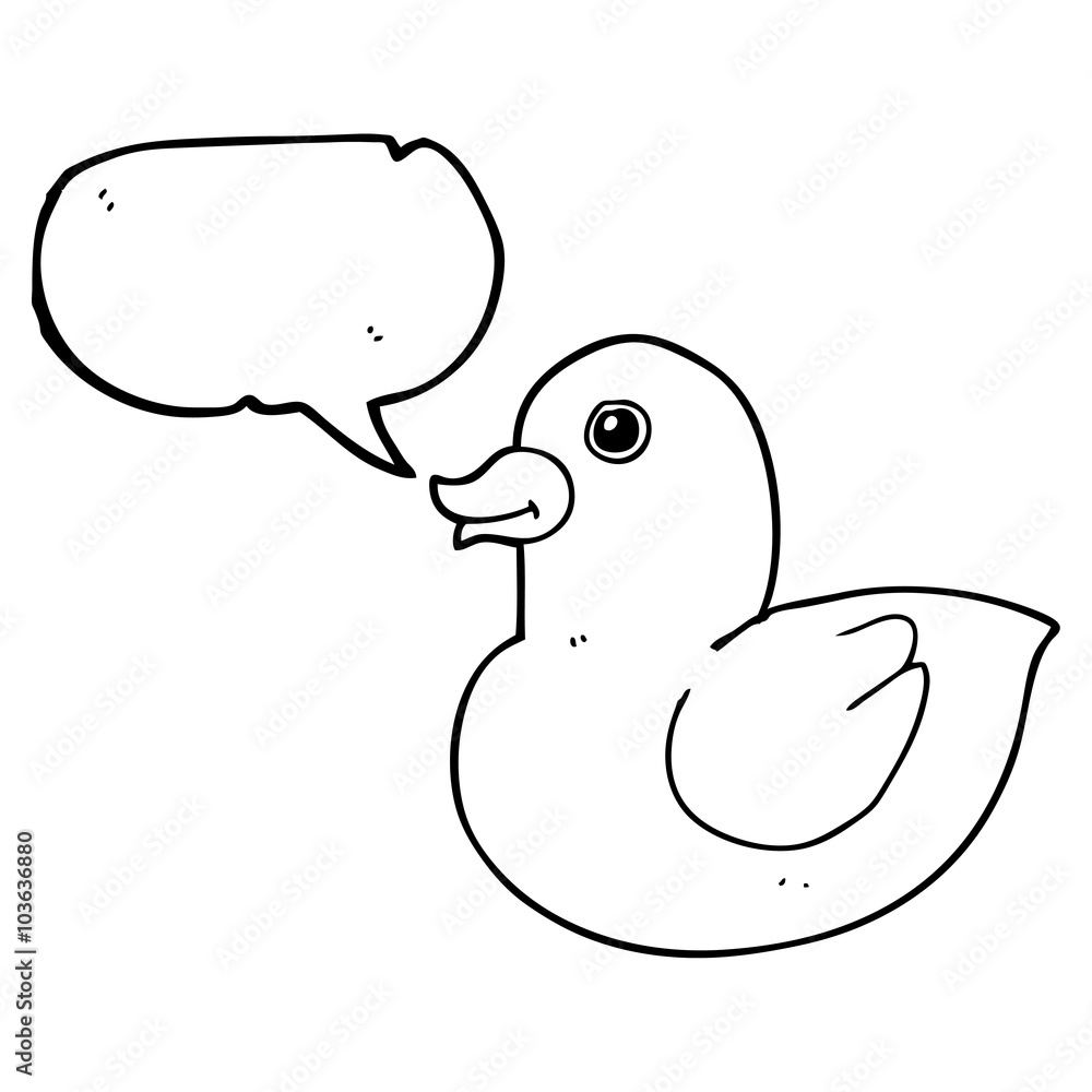speech bubble cartoon rubber duck speech bubble cartoon rubber duck