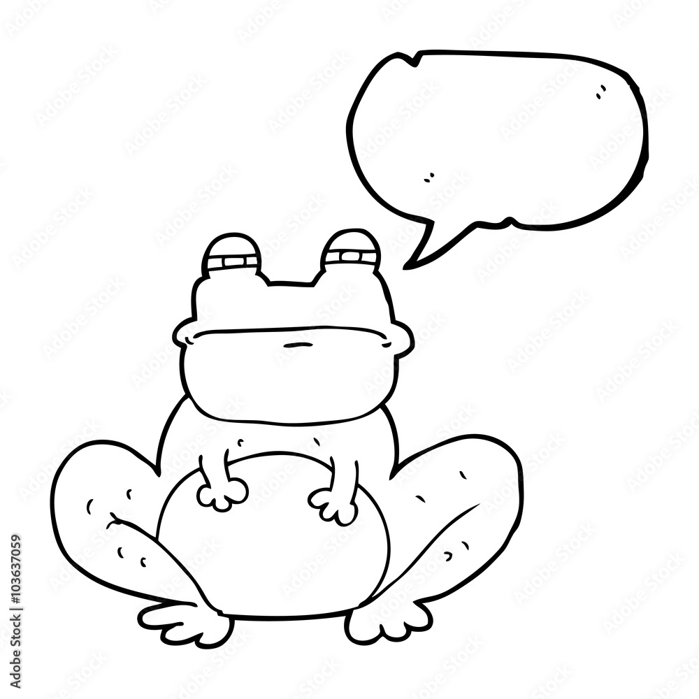 speech bubble cartoon frog speech bubble cartoon frog