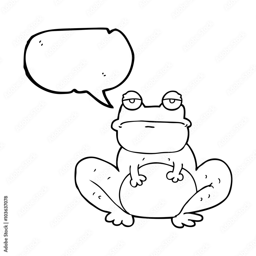 speech bubble cartoon frog speech bubble cartoon frog