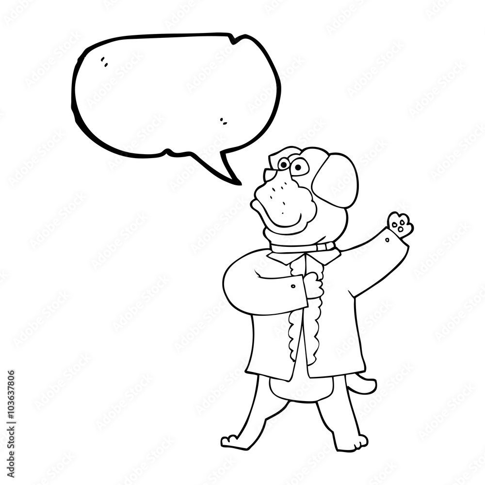 speech bubble cartoon dog in shirt speech bubble cartoon dog in shirt