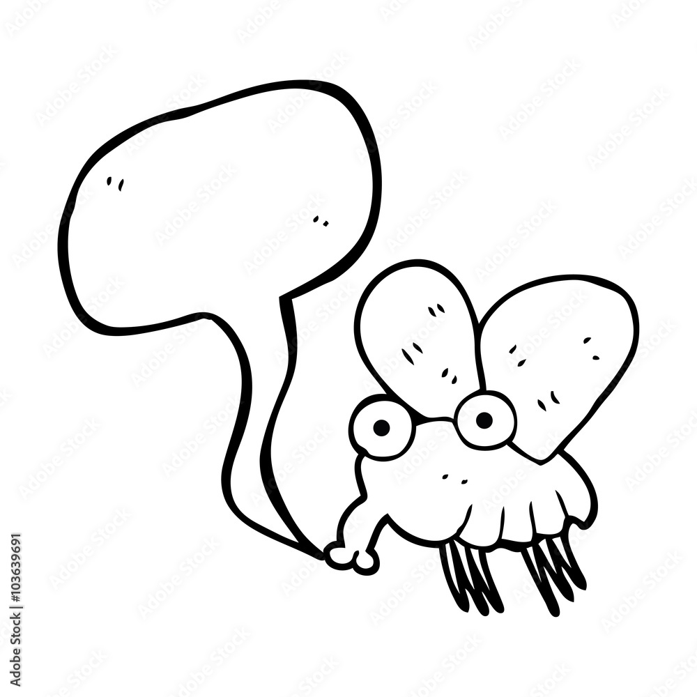 speech bubble cartoon fly speech bubble cartoon fly