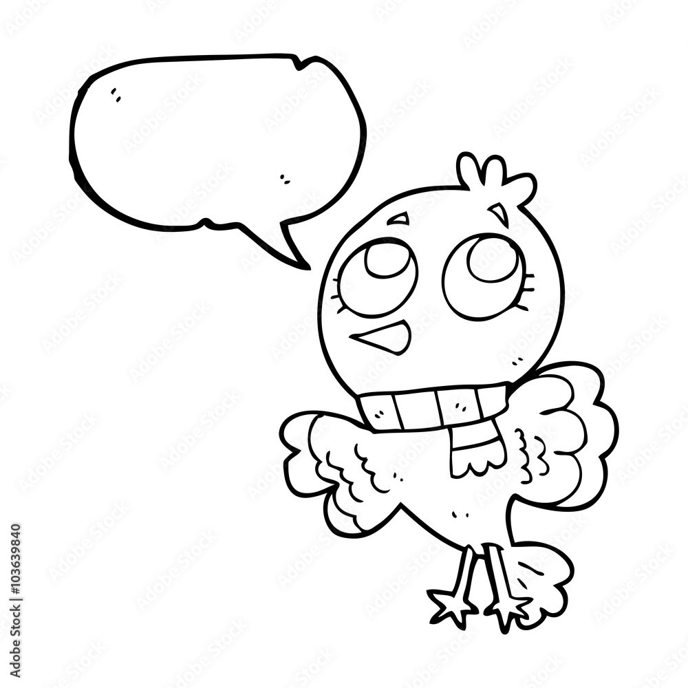 cute speech bubble cartoon bird cute speech bubble cartoon bird
