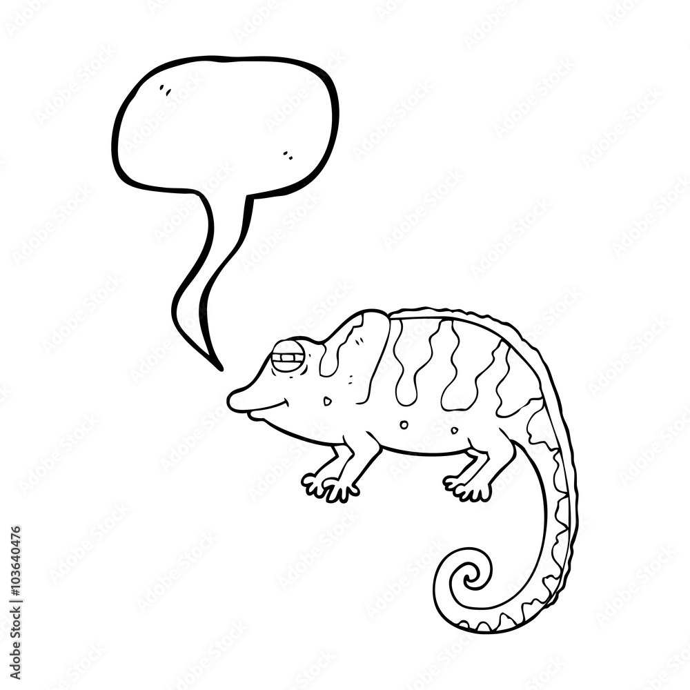 speech bubble cartoon chameleon speech bubble cartoon chameleon
