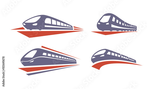 color  Train icons
