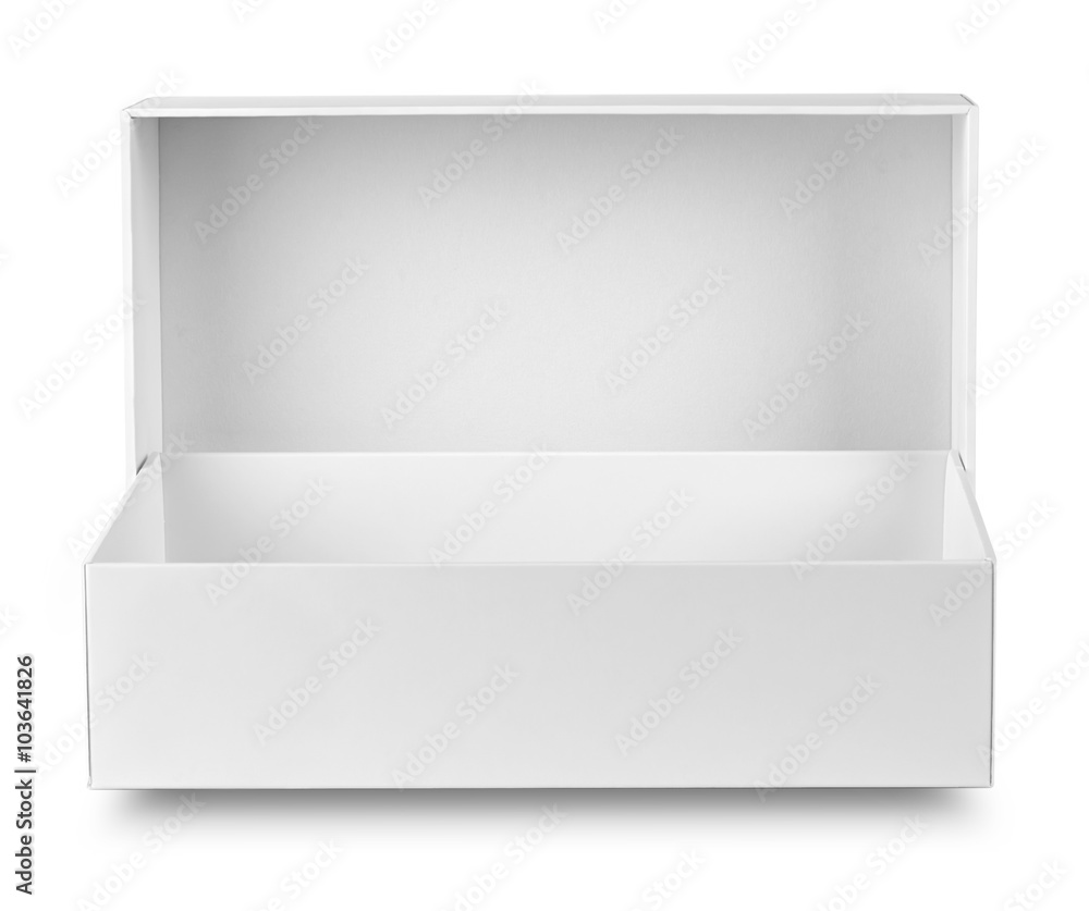 White open box White open box