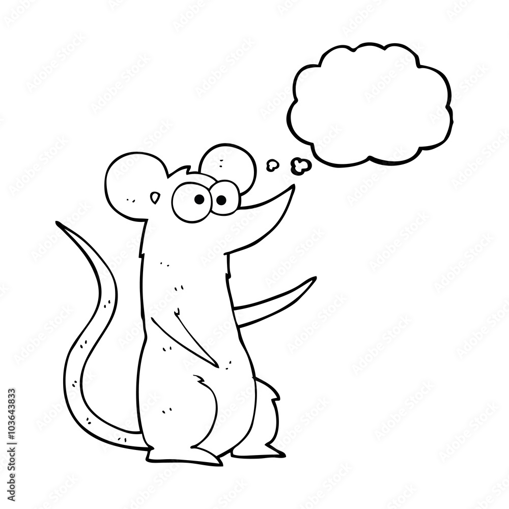 thought bubble cartoon mouse thought bubble cartoon mouse