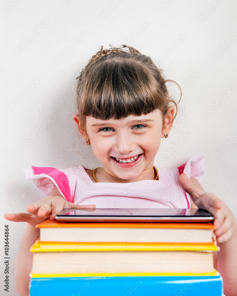 Little Girl with the Books Little Girl with the Books