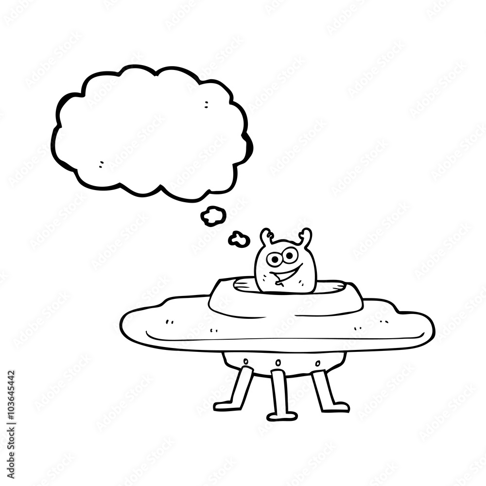 thought bubble cartoon spaceship thought bubble cartoon spaceship