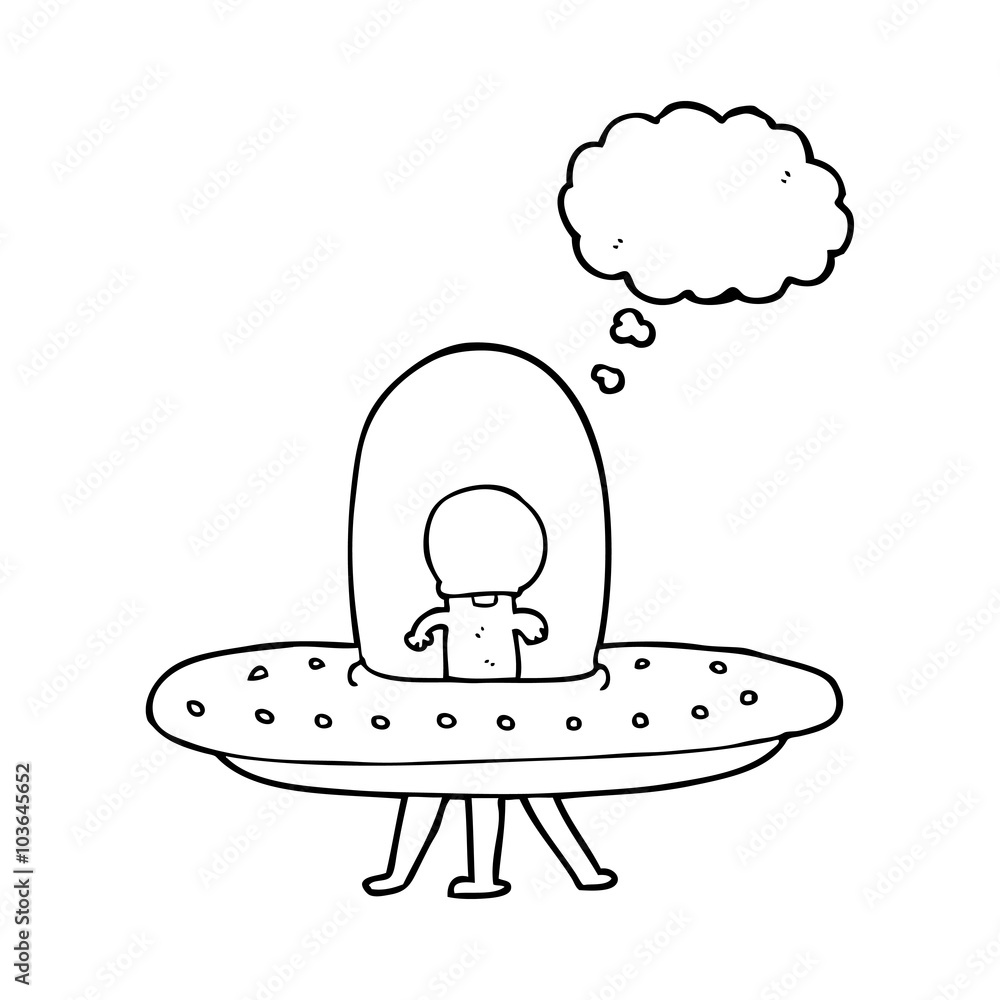 thought bubble cartoon flying saucer thought bubble cartoon flying saucer
