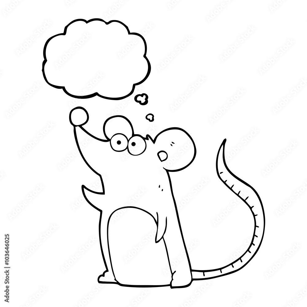 thought bubble cartoon mouse thought bubble cartoon mouse