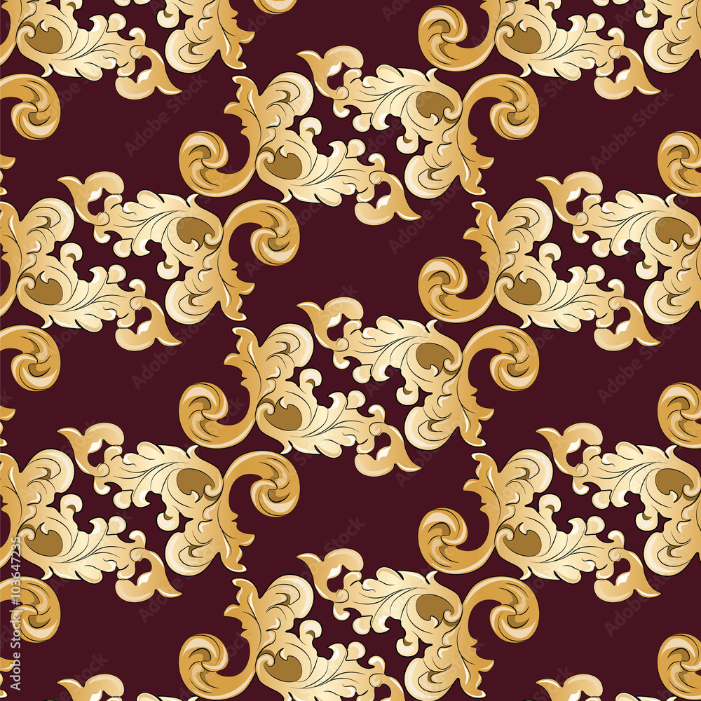 Classic royal style ornament pattern. Vector