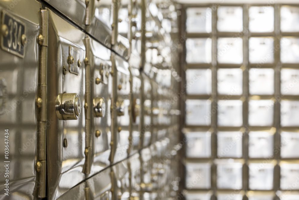 Naklejka premium PO silver boxes, Spain