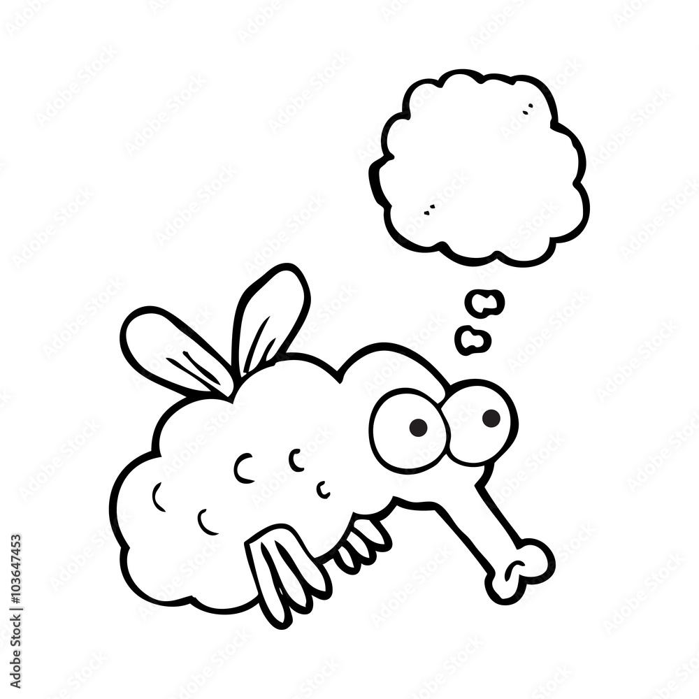 thought bubble cartoon fly thought bubble cartoon fly