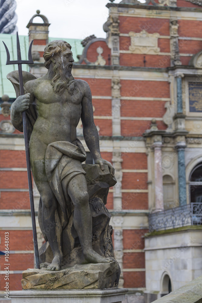 Naklejka premium Traditional architecture in Copenhagen, Denmark