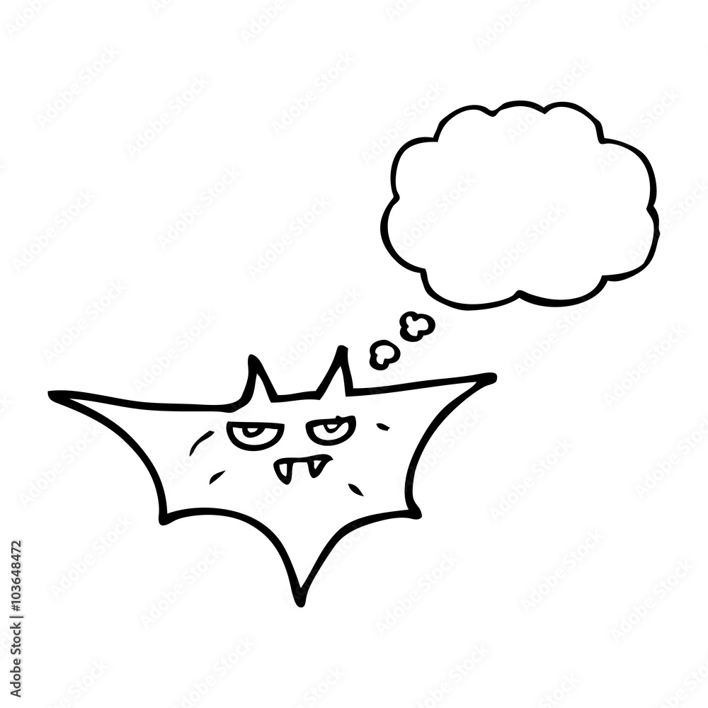 thought bubble cartoon halloween bat thought bubble cartoon halloween bat