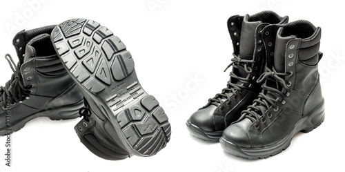 Anatomical combat boots