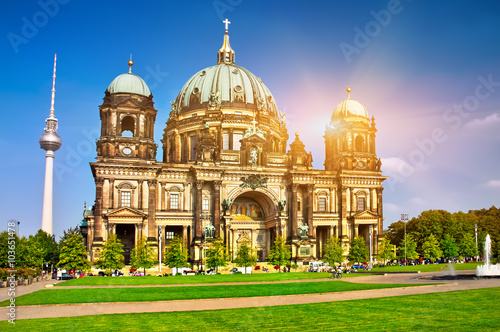 Berlin Cathedral in Berlin City at Germany