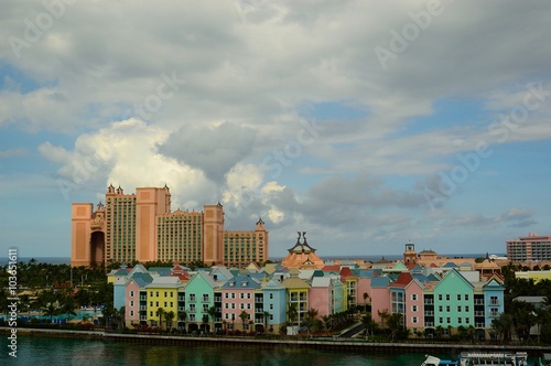 Case variopinte di paradise islands Nassau isole Bahamas