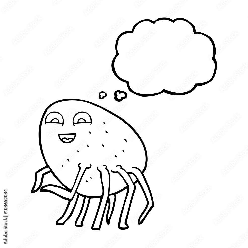thought bubble cartoon tick thought bubble cartoon tick