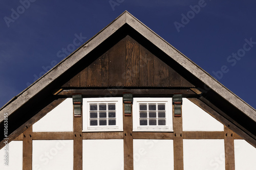 Timbered house in Lower Saxony, Germany, Europe © Child of nature