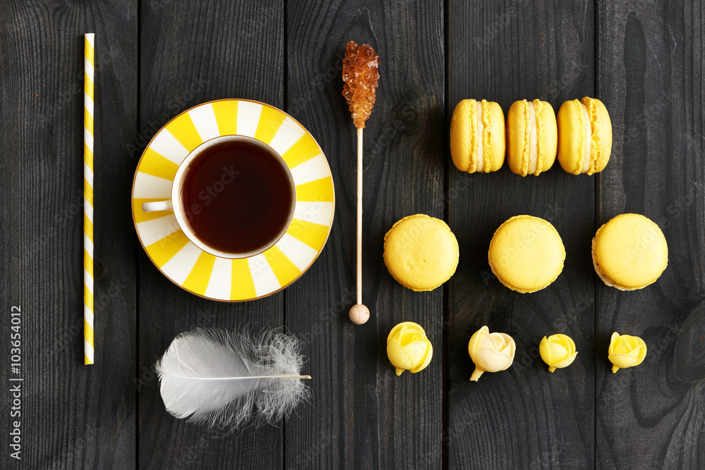 French delicious dessert macaroons French delicious dessert macaroons