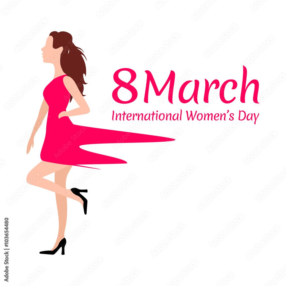 illustration of Happy Women's Day concept illustration of Happy Women's Day concept