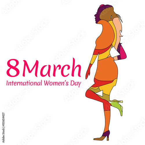 illustration of Happy Women's Day concept